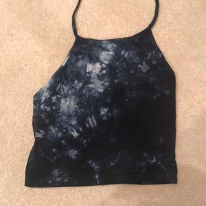 Brandy Tie Die Haulter Top